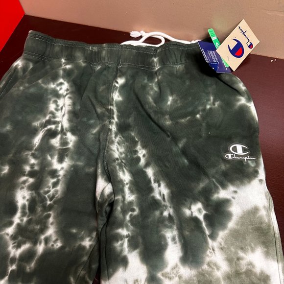 Champion Mens Multicolor Custom Dye Elastic Waist Tapered Leg Sweatpants Sz L XL - Picture 3 of 5